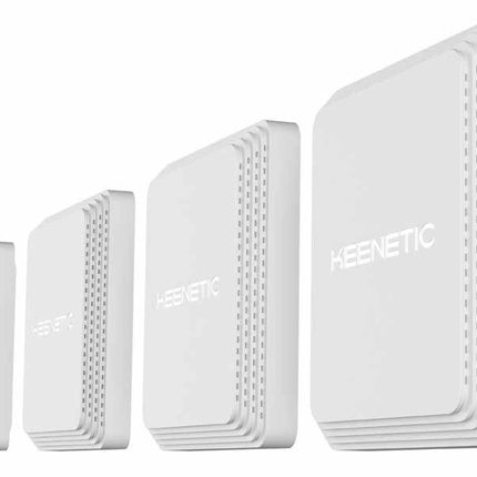 KEENETIC VOYAGER PRO (KN-3510), ACCESS POINT WI-FI AX1800, MESH,  2 PORTE 1GBPS, POE, MENU MULTI LINGUA, 4-PACK