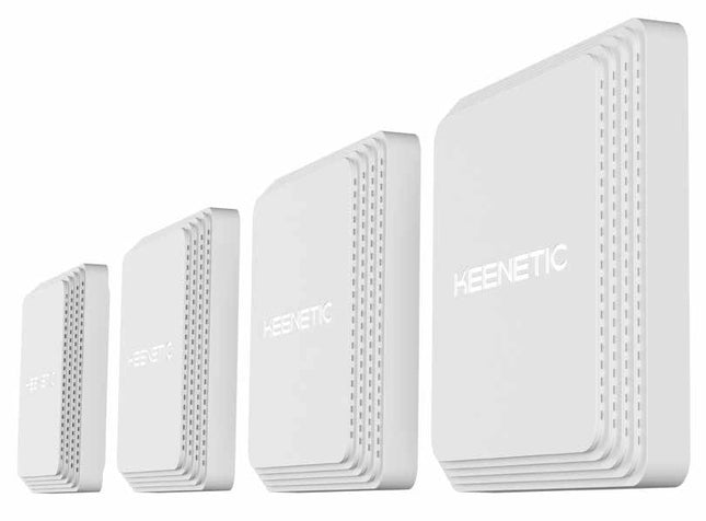 KEENETIC VOYAGER PRO (KN-3510), ACCESS POINT WI-FI AX1800, MESH,  2 PORTE 1GBPS, POE, MENU MULTI LINGUA, 4-PACK
