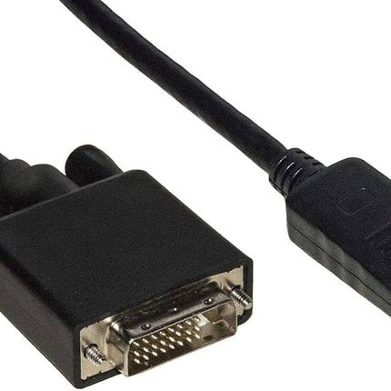 LINK CAVO DISPLAYPORT MASCHIO - DVI MASCHIO CONTATTI DORATI MT. 3