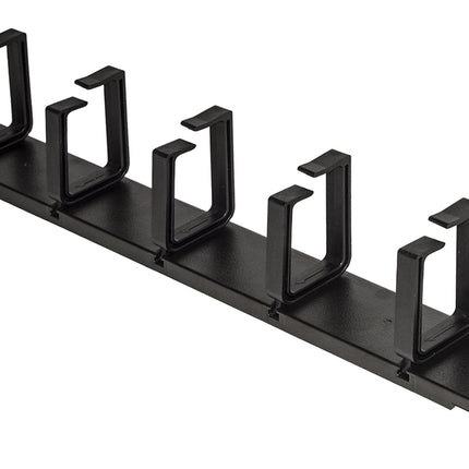 DIGITUS LISTELLO GUIDACAVI PER ARMADI 19&#34; (1 UNITA) NERO CON 5 ANELLI REMOVIBILI