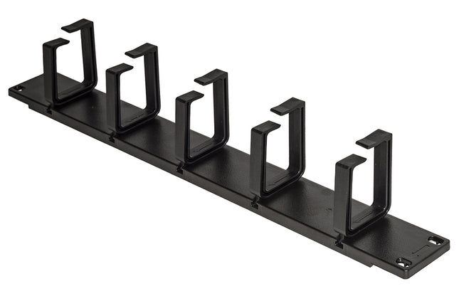 DIGITUS LISTELLO GUIDACAVI PER ARMADI 19&#34; (1 UNITA) NERO CON 5 ANELLI REMOVIBILI