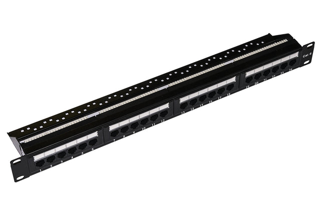 LINK PANNELLO PATCH 19" NON SCHERMATO UTP 24PORTE 8POLI