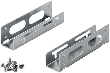 LINK COPPIA FRAME UNIVERSALE IN METALLO CON VITI HD 3,5 PER MONTAGGIO SU ALLOGGIAMENTI 5.25