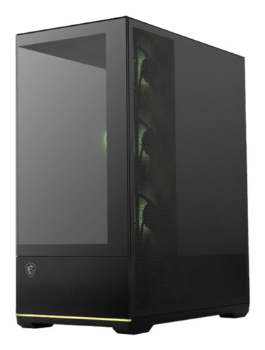 MSI CASE NERO, 2 USB, 1TYPE-C, 3X120MM ARGB REVERSE BLADE FAN, 1X120MM ARGB FAN, ARGB+PWM CONTROL BO