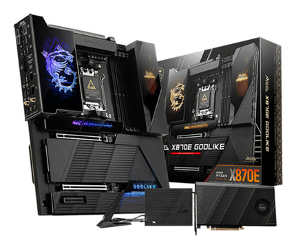 MSI MB MEG X870E GODLIKE,X870E,AM5,4DDR5,2PCI-Ex16,5M.2,4SATA3,2USB4,1USB3.2 Gen2x2,13USB3