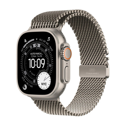 APPLE WATCH ULTRA 3GPS E CELLULAR49MMNATURAL TITANIUM CASE WITH NATURAL TITANIUM MILANESE LOOP