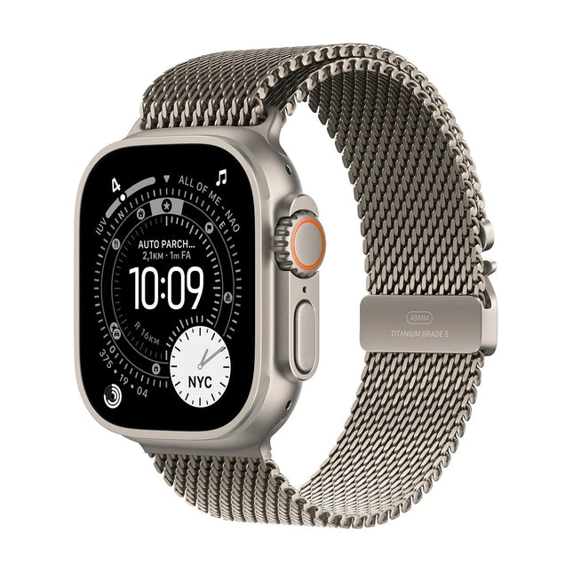 APPLE WATCH ULTRA 3GPS E CELLULAR49MMNATURAL TITANIUM CASE WITH NATURAL TITANIUM MILANESE LOOP