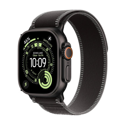 APPLE WATCH ULTRA 3GPS E CELLULAR49MMBLACK TITANIUM CASE WITH BLACK/CHARCOAL TRAIL LOOP, M/L