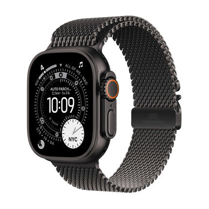 APPLE WATCH ULTRA 3GPS E CELLULAR49MMBLACK TITANIUM CASE WITH BLACK TITANIUM MILANESE LOOP, LARG