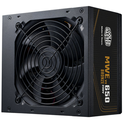 COOLER MASTER ALIMENTATORE MWE BRONZE 650 V3 650W 80+ BRONZE ATX 3.1 120MM FAN