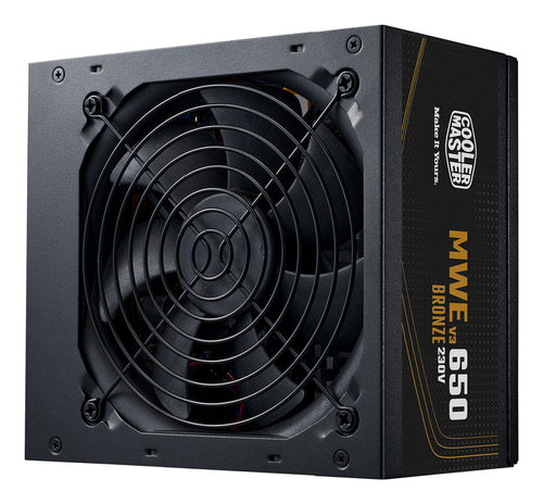 COOLER MASTER ALIMENTATORE MWE BRONZE 650 V3 650W 80+ BRONZE ATX 3.1 120MM FAN