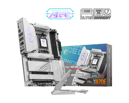 MSI MB AMD MPG X870E EDGE TI WIFI , ATX, AM5, DDR5, 3PCI-Ex16, 4SATA3