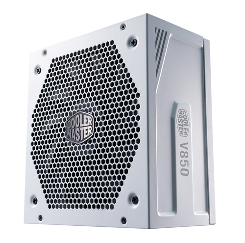 COOLER MASTER ALIMENTATORE V850 V2, 850W 80 PLUS GOLD, 135MM FAN ACTIVE, PFC PSU, FULL MODULARE, BIANCO