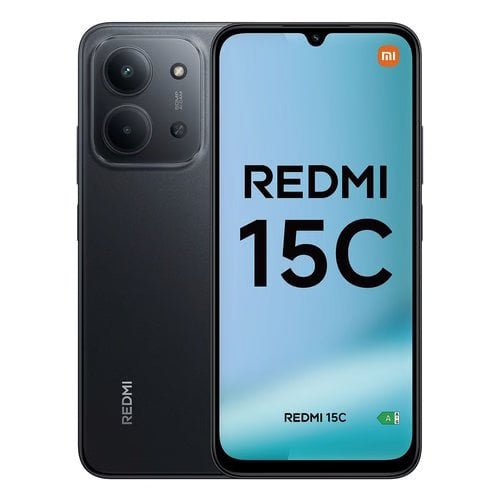 XIAOMI SMARTPHONE Redmi 15c 4+128GB 6.9 4G Midnight Black DS