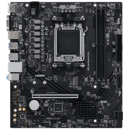 MSI MB  AMD A620AM-B EVO,A620A,AM5,2DDR5,1PCI-Ex16,1PCI-Ex1,1M.2,2SATA3,7USB3.2 Gen1,6USB2.0,HD A