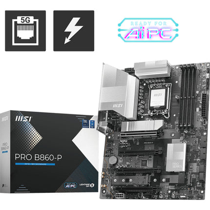 MSI MB INTEL PRO B860-P ATX DDR5, 2PCI-Ex16, 2PCI-Ex1, 4SATA3