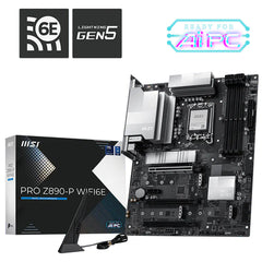 MSI MB PRO  PRO Z890-P WIFI6E LGA1851,4DDR5,3PCI-Ex16,1PCI-Ex1,4M.2 ,1USB3.2 Gen2 X2, 2US