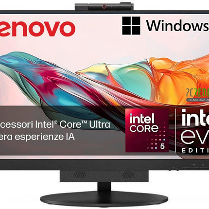 REFURBISED LENOVO PC AIO 22" Borderless TIO22 GEN4 IPS FHD + M720Q Tiny i5-8500T 8GB 256GB nvme W11P