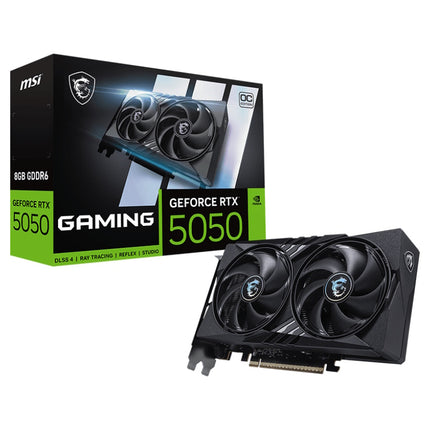 MSI VGA GEFORCE RTX 5050, RTX 5050 8G GAMING OC, 8GB GDDR6, HDMI/DP*3, ATX, DUAL FAN, OC