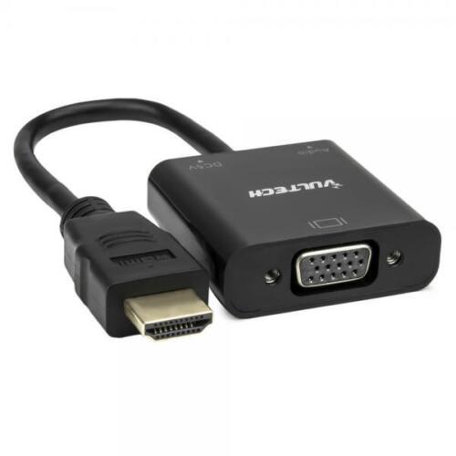 VULTECH ADATTATORE CONVERTITORE HDMI to VGA + AUDIO