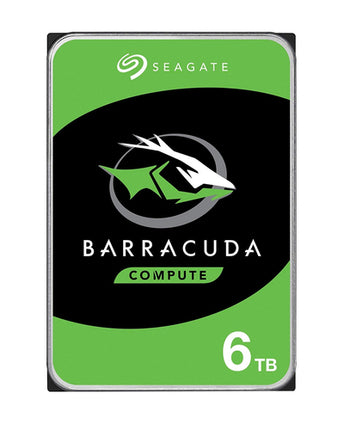 SEAGATE HDD INTERNO BARRACUDA 6TB 3,5 SATA 6GBS 7200RPM 256MB CACHE