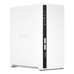 QNAP NAS TOWER 2BAY ARM 4CORE 2.0GHz 2xSATA 6GB/S 3.5"/2.5" 2GB RAM ON-BOARD 1xGBE, 1xUSB3.2 GEN1, CAPACITA MAX 18TB A BAY