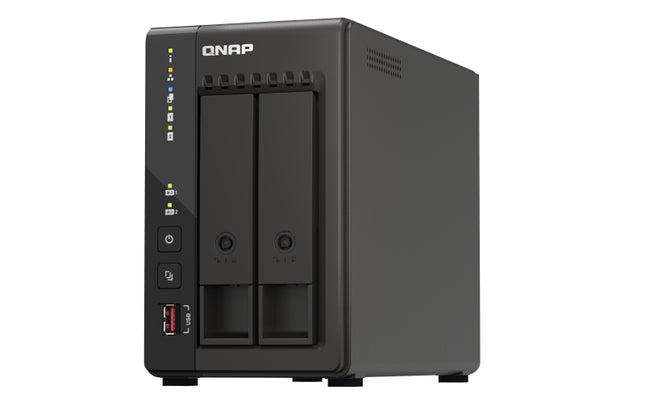 QNAP NAS TS-253E Tower 2-Bay CPU Celeron J6412 Dual Core + 8 GB DDR4 2x M.2 gen.3x1 + 2x 2.5 GbE