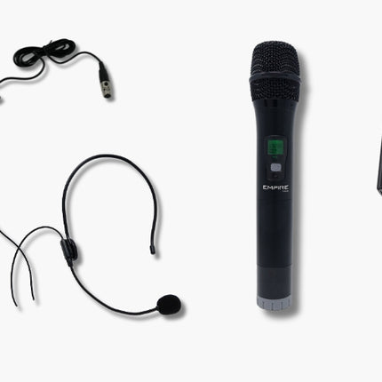 EMPIRE MEDIA KIT RICEVITORE UHF + MIC ICE + MIC NECK