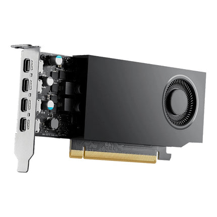 PNY VGA QUADRO RTX A400, 4GB GDDR6,1x ATX BRACKET,  4x mDP, LOW PROFILE, OEM VERS
