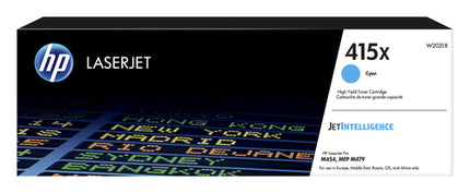 HP TONER 415X, CIANO LASERJET M454/M479, 6.000 PAG HP TONER 415X, CIANO LASERJET M454/M479, 6.000 PAG