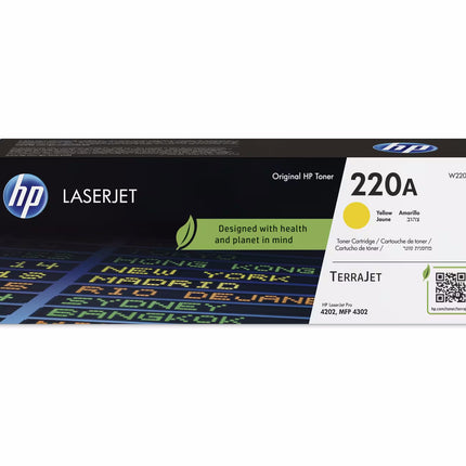 HP TONER 220A, GIALLO, TERRAJET, LJ PRO 4202, 4302, 4303, 1.800 PAG