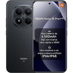 XIAOMI SMARTPHONE  REDMI NOTE 15 PRO+ 12+512GB 6.83 5G BLACK