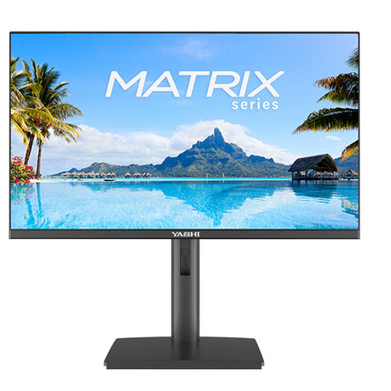 YASHI MONITOR 24 LED VA 16:9 120hz 1MS 300 CDM, REG ALTEZZA, VGA/HDMI, MULTIMEDIALE