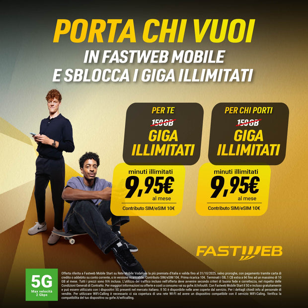 Porta chi vuoi e sblocca i giga illimitati